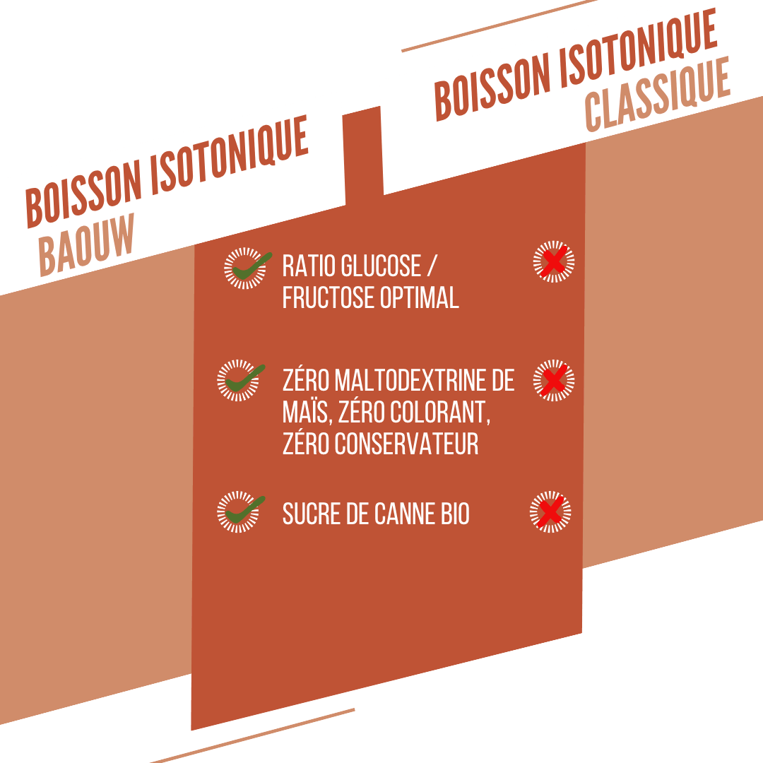 BAOUW ISOTONIC Energy Drink (45g) Peach/Rosemary