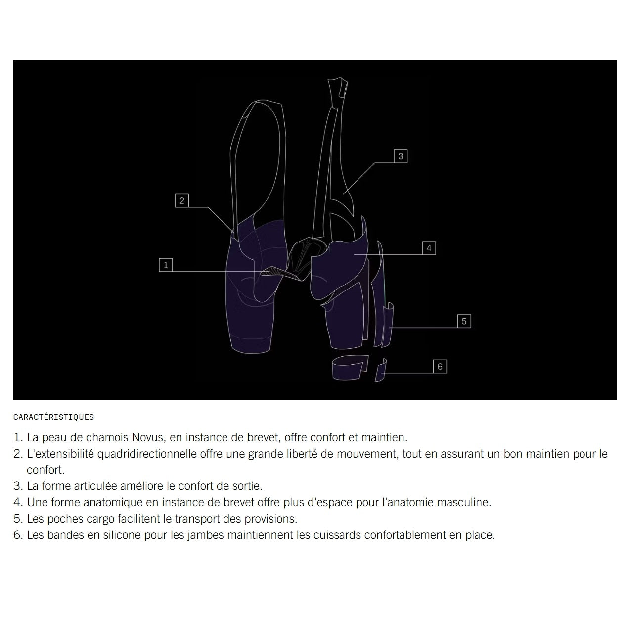 POC CADENCE CARGO Women's Bib Tight Black