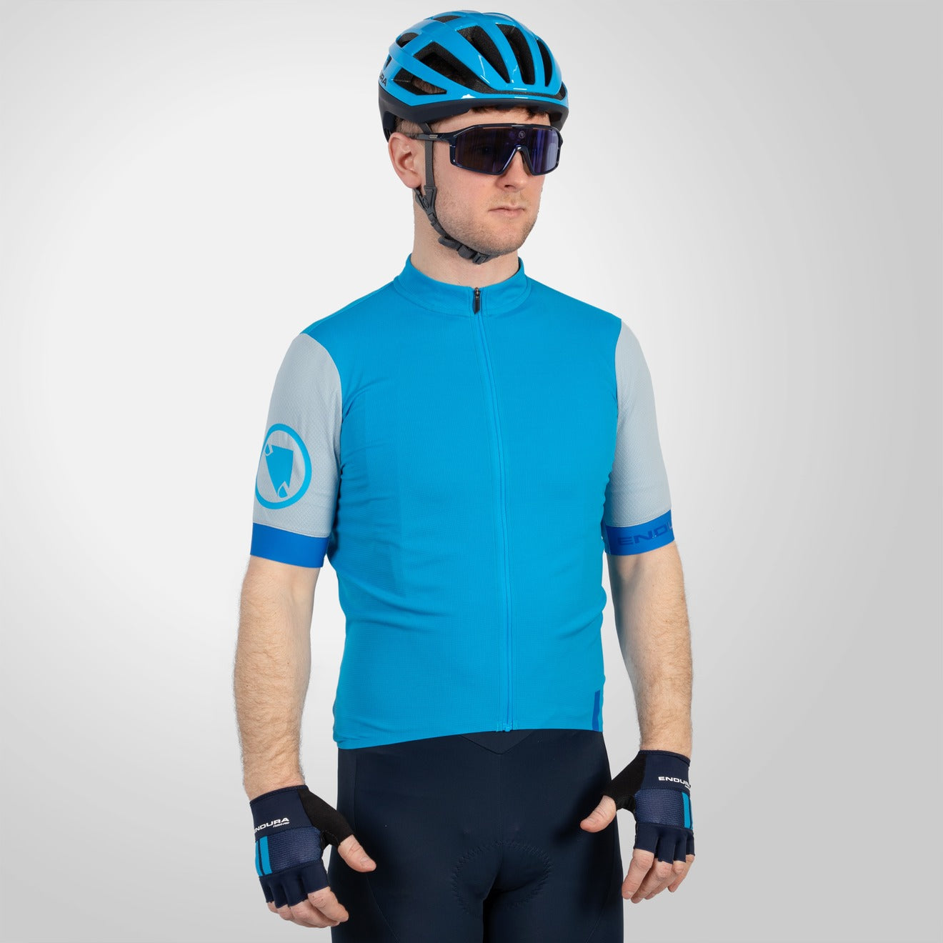 ENDURA FS260 Κοντομάνικο Jersey Μπλε