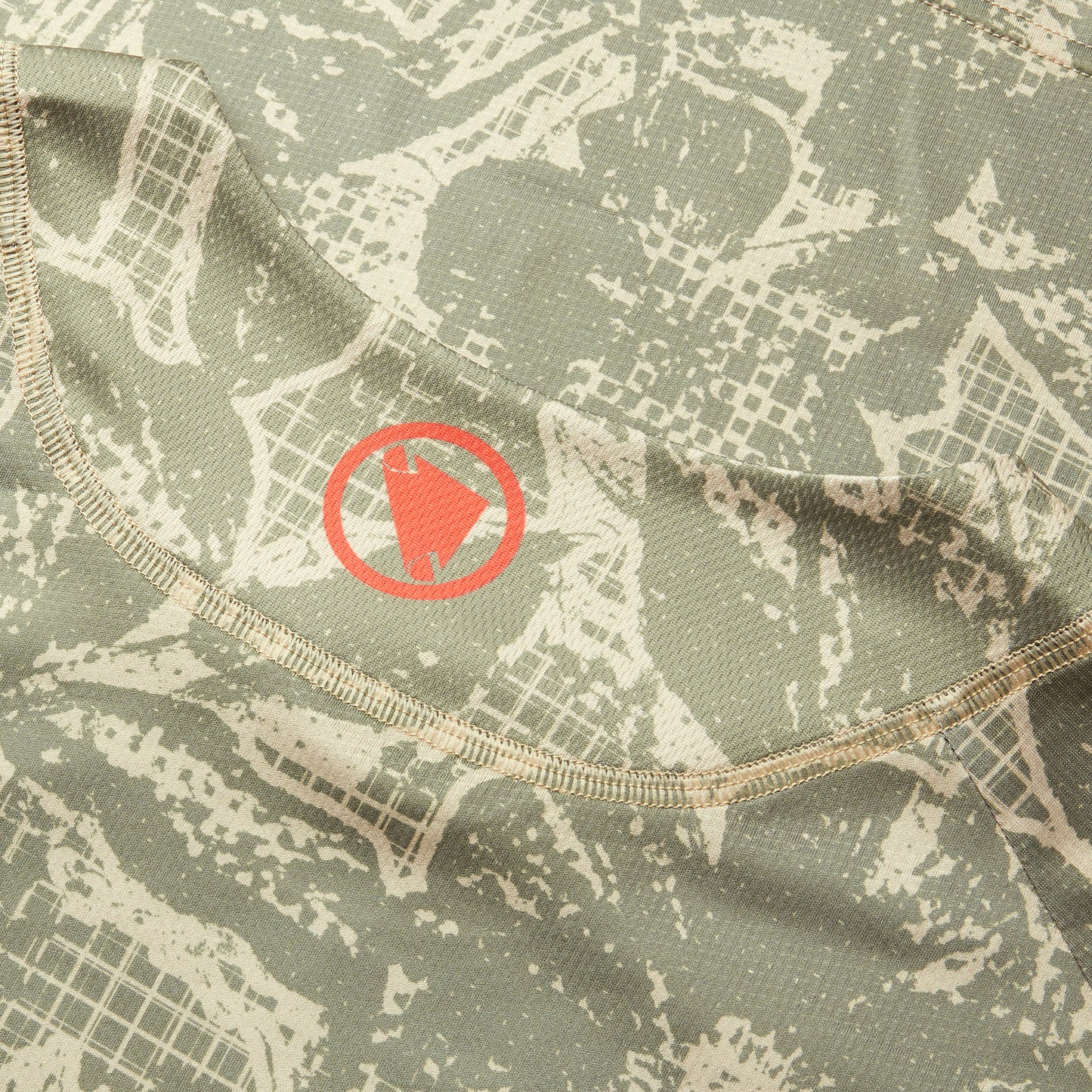 ENDURA LTD PRINTED Μακρυμάνικο Camo Jersey με μακρύ μανίκι Χακί 2025