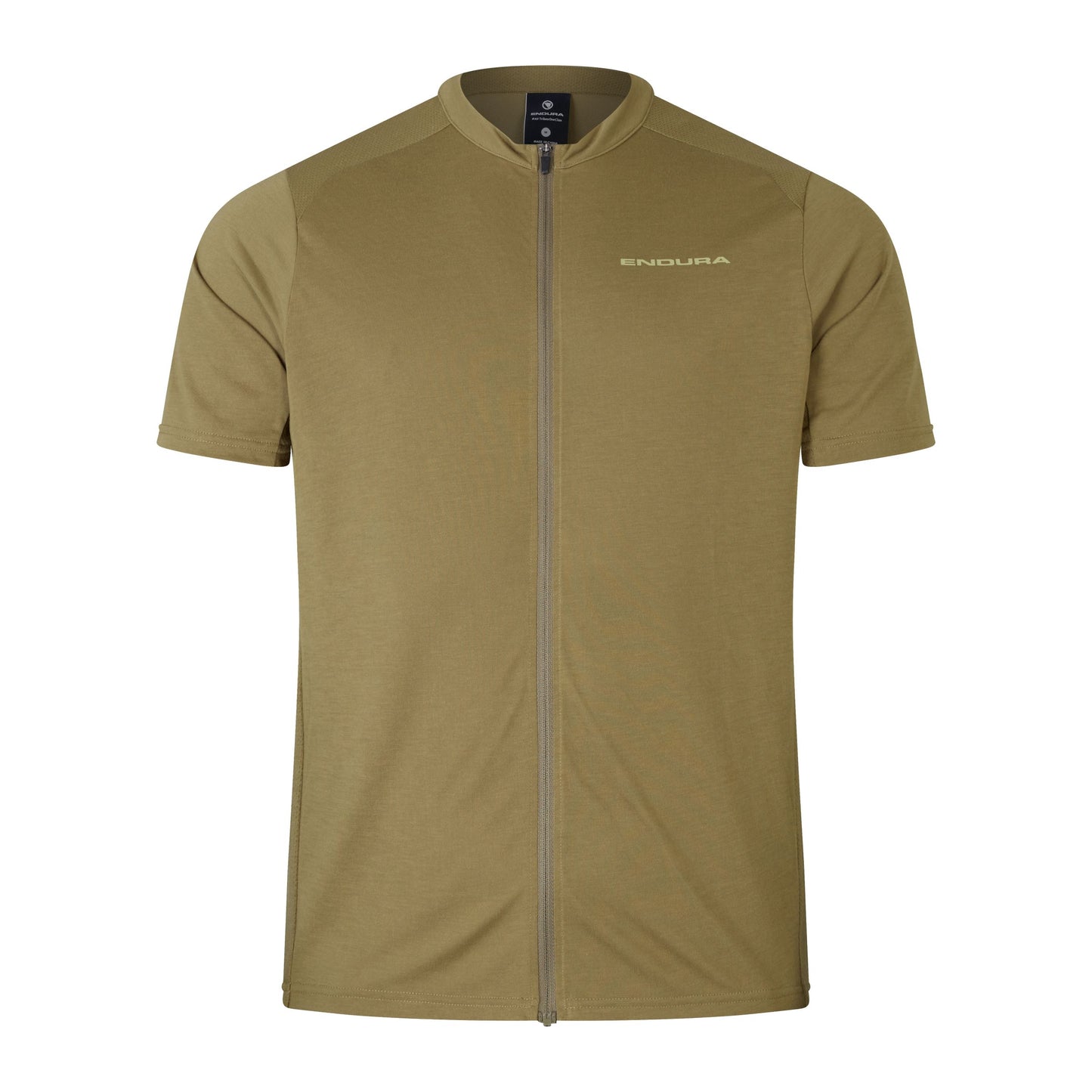 ENDURA LOOP ZIPPED Κοντομάνικο Τζέρσεϊ με κοντά μανίκια Χακί 2025