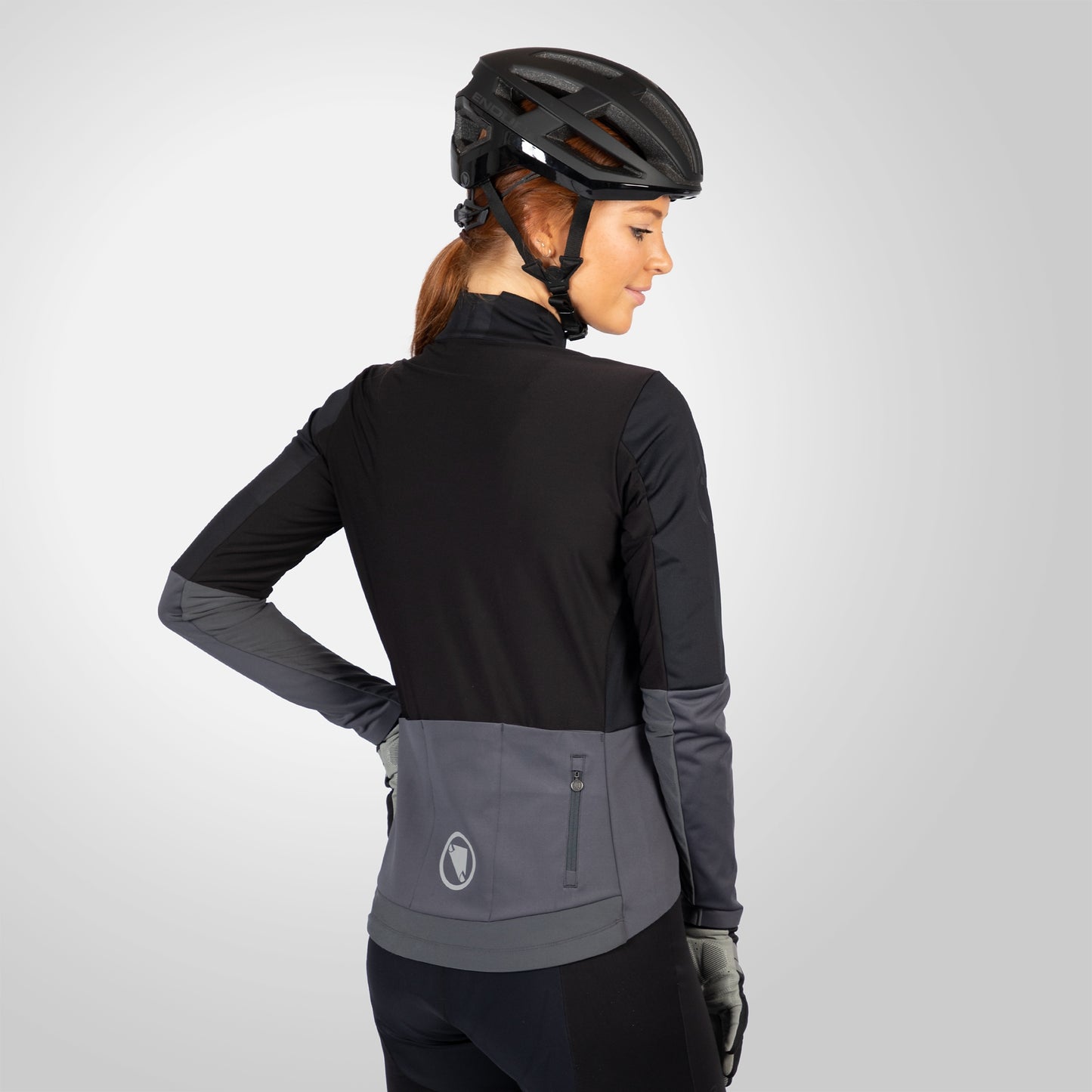 ENDURA FS260 JETSTREAM Ladies Long Sleeve Jersey Μαύρο