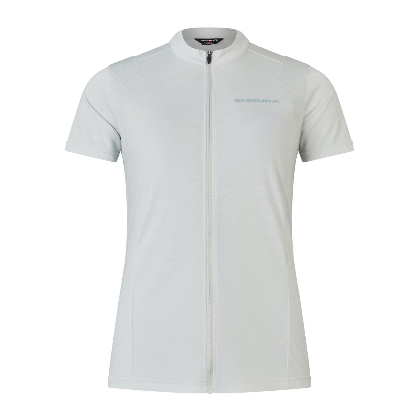 Γυναικείο ENDURA LOOP ZIPPED Short Sleeve Jersey Γκρι
