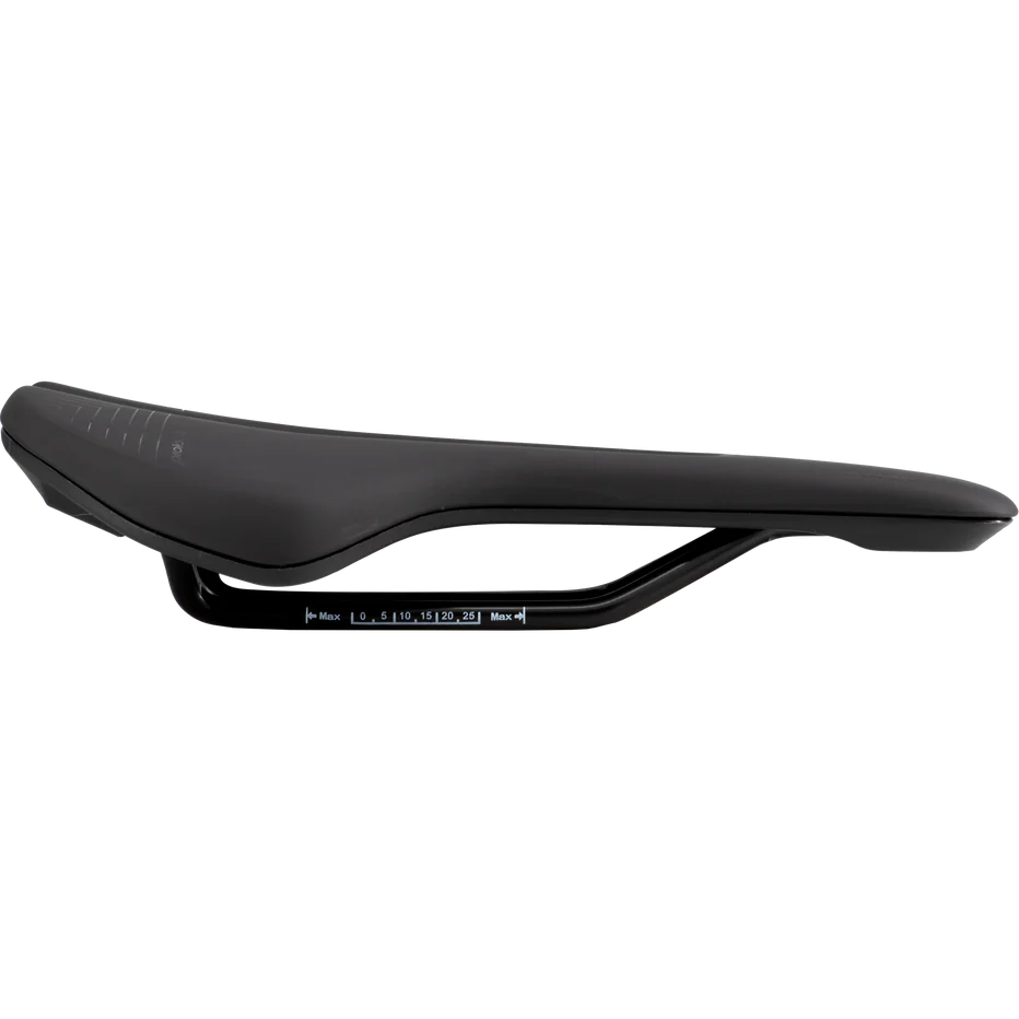 Saddle PROLOGO RAION 145mm RECYCLED Steel Rails Black