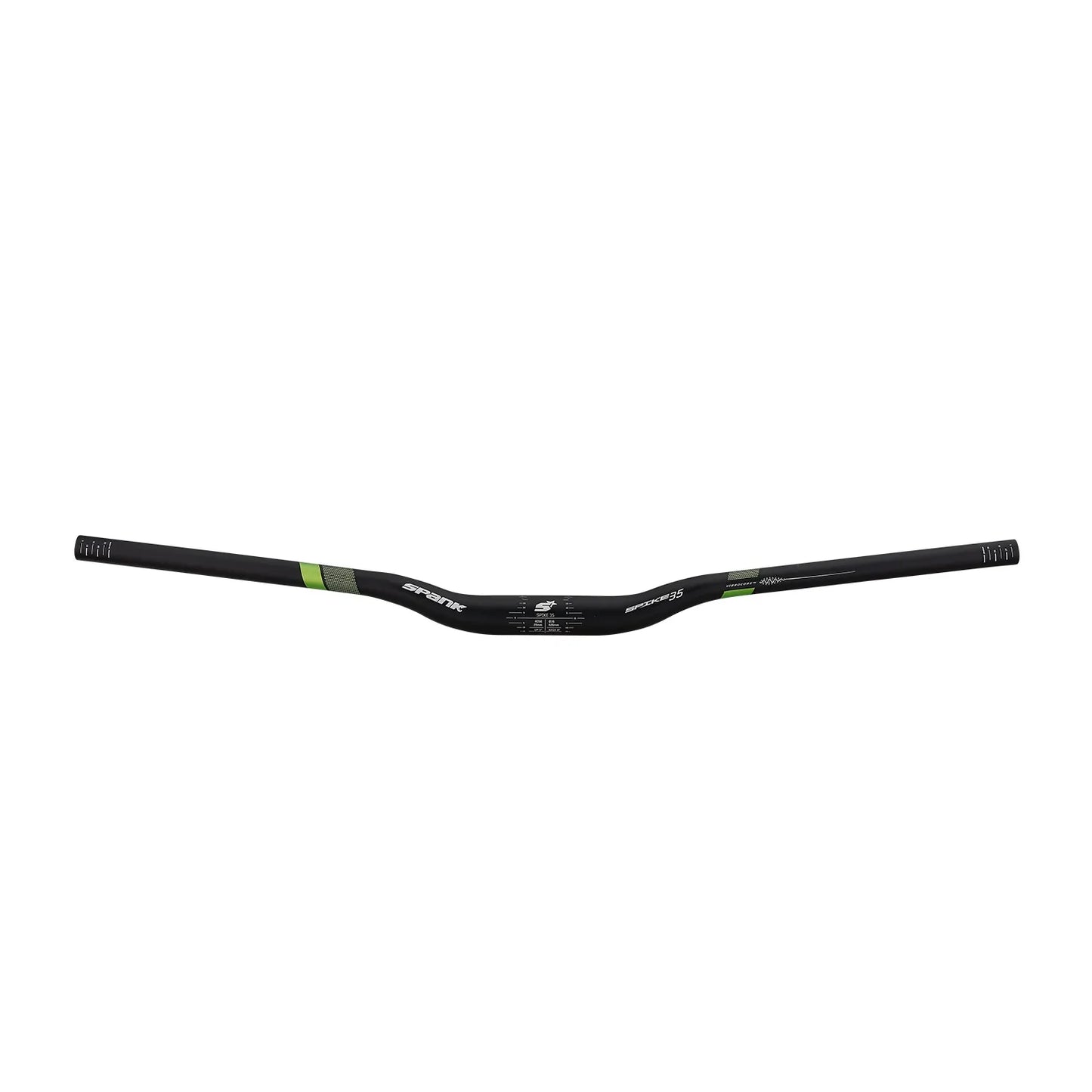 SPANK SPIKE 35 VIBROCORE Rise 25mm 820mm Πράσινο τιμόνι SPANK SPIKE 35 VIBROCORE Rise 25mm 820mm