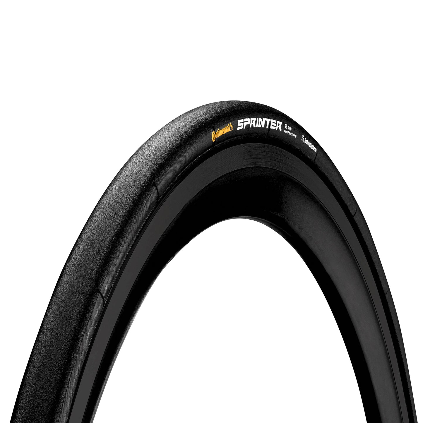 CONTINENTAL SPRINTER 700x25c Σωληνωτό ελαστικό μαύρο