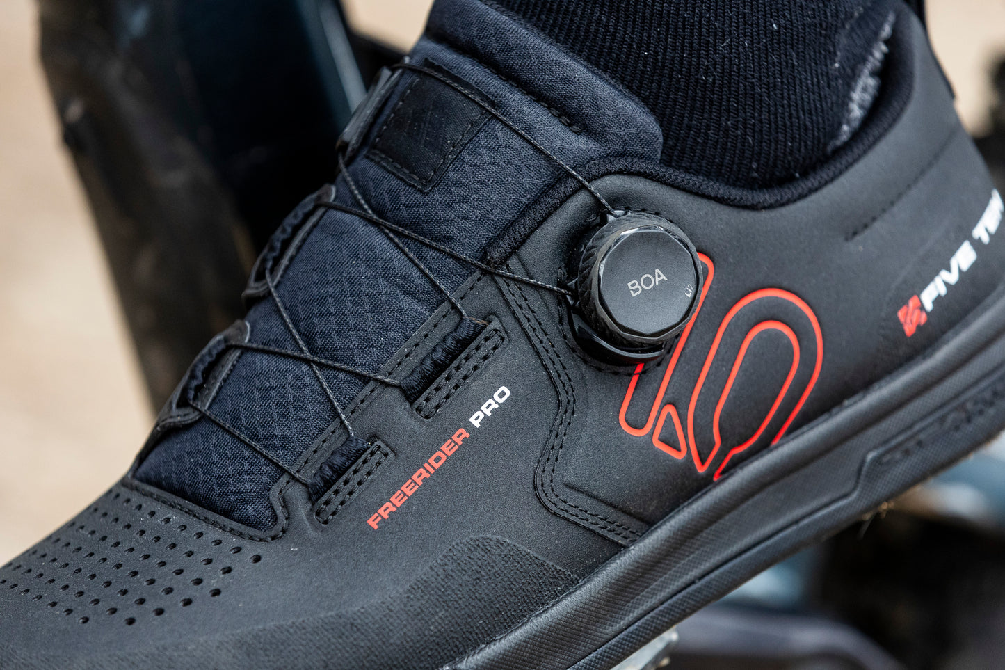 ADIDAS FIVE TEN FREERIDER PRO BOA MTB Παπούτσια Μαύρο/κόκκινο 2025