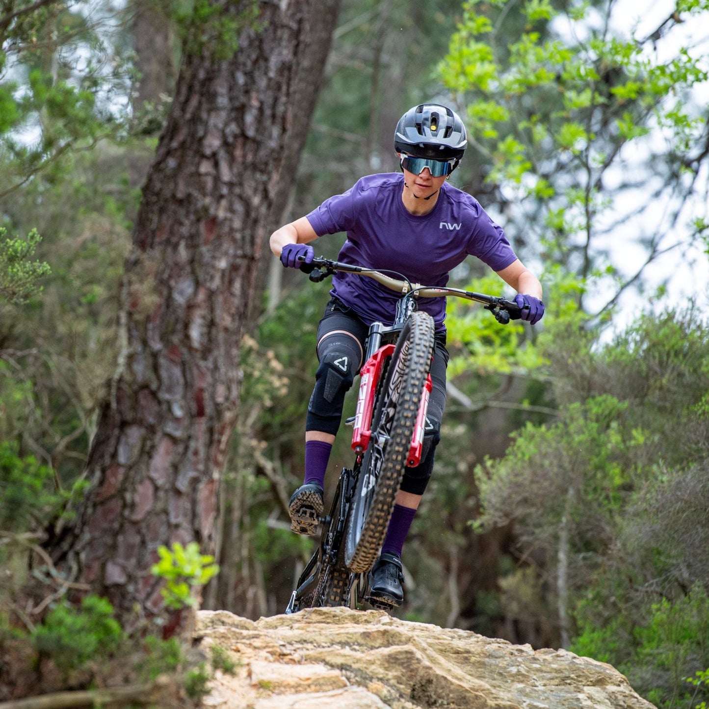 NORTHWAVE XTRAIL 2 Γυναικείο κοντομάνικο Jersey μωβ