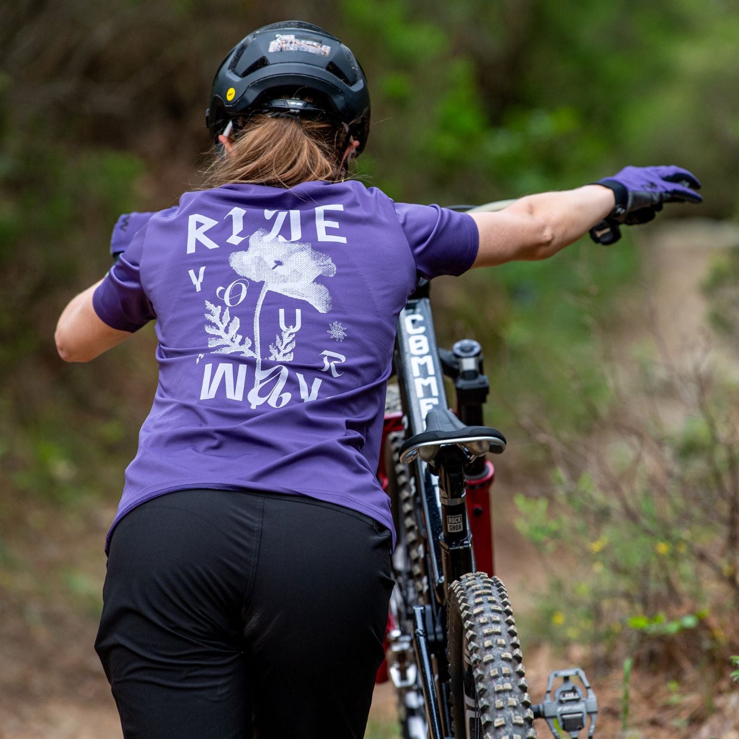 NORTHWAVE XTRAIL 2 Γυναικείο κοντομάνικο Jersey μωβ