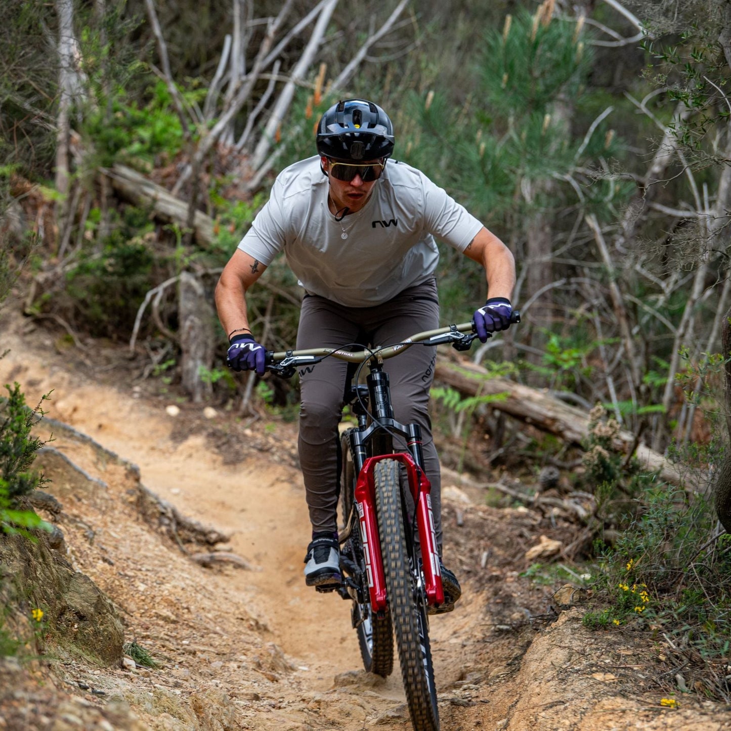 NORTHWAVE XTRAIL Κοντομάνικο Jersey Γκρι