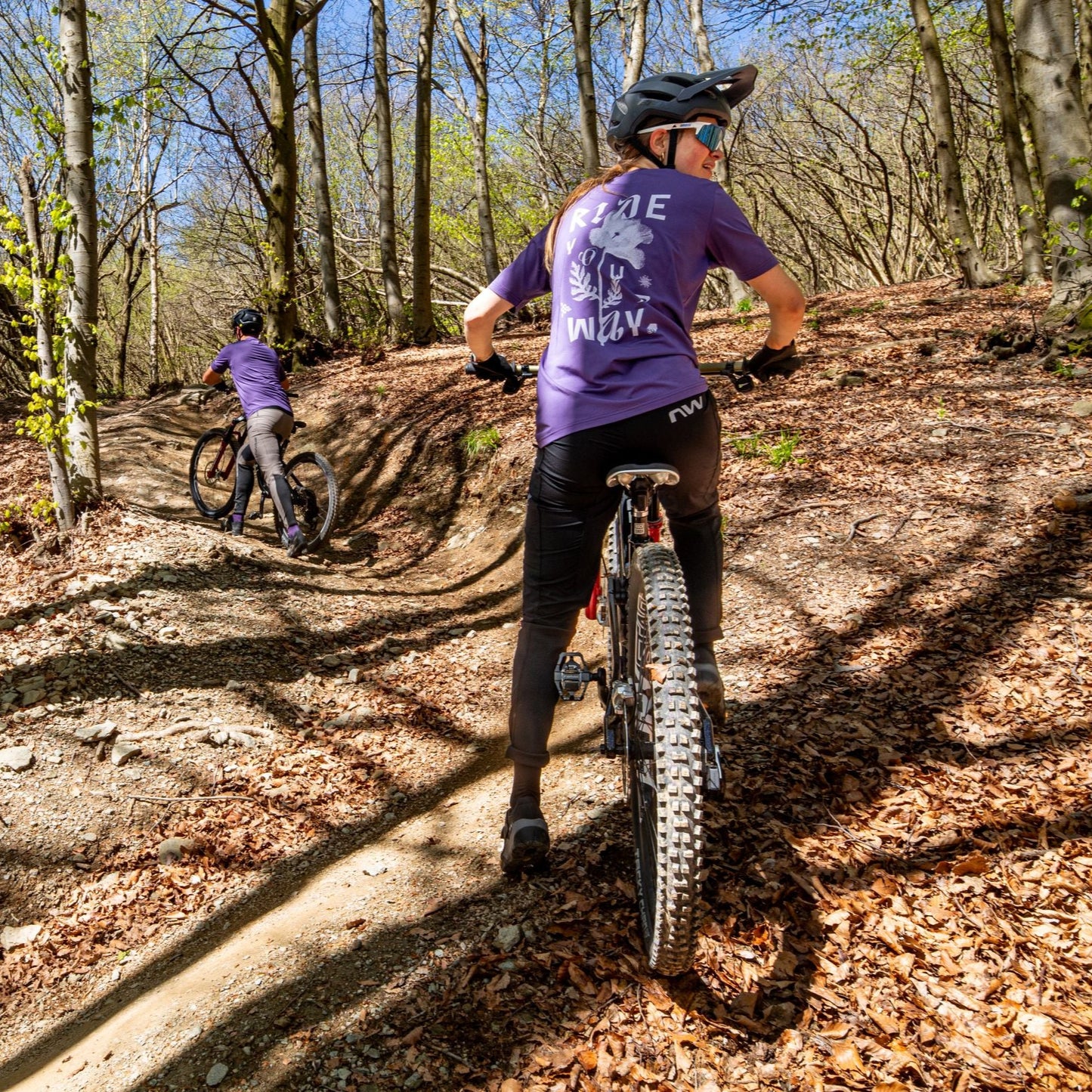 NORTHWAVE XTRAIL 2 Γυναικείο κοντομάνικο Jersey μωβ