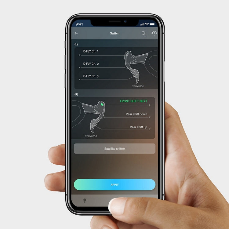 SHIMANO GRX 717 12V ευθεία shifter και πίσω δαγκάνα embargo 16/12