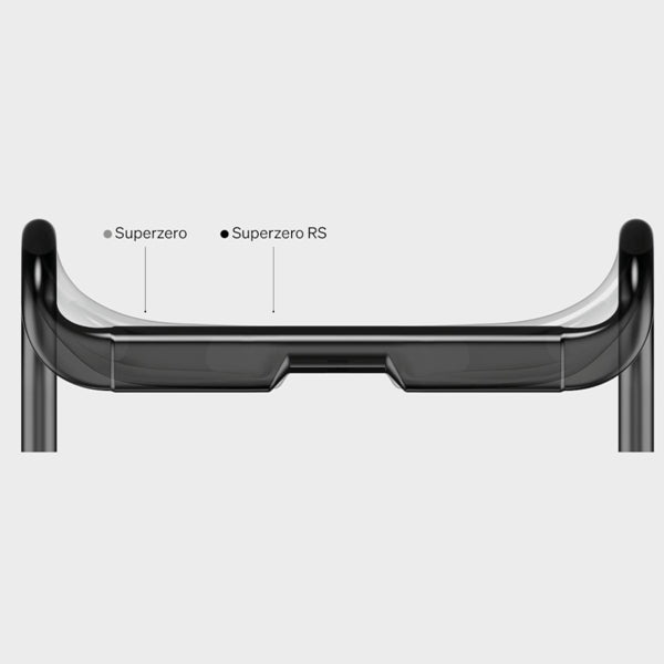 DEDA SUPERZERO CARBON RS POB τιμόνι με φινίρισμα