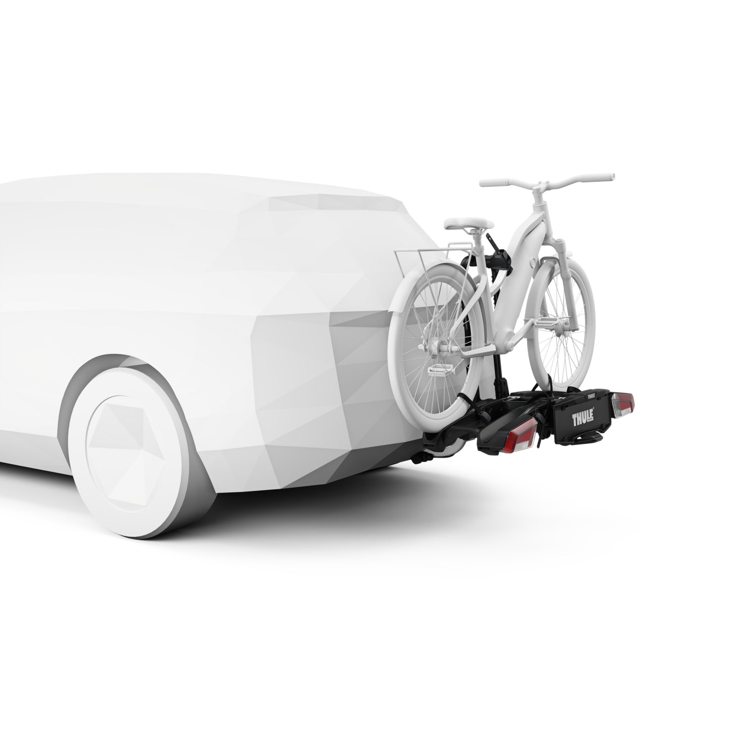 THULE EASYFOLD 3 bike carrier on 2-bike hitch