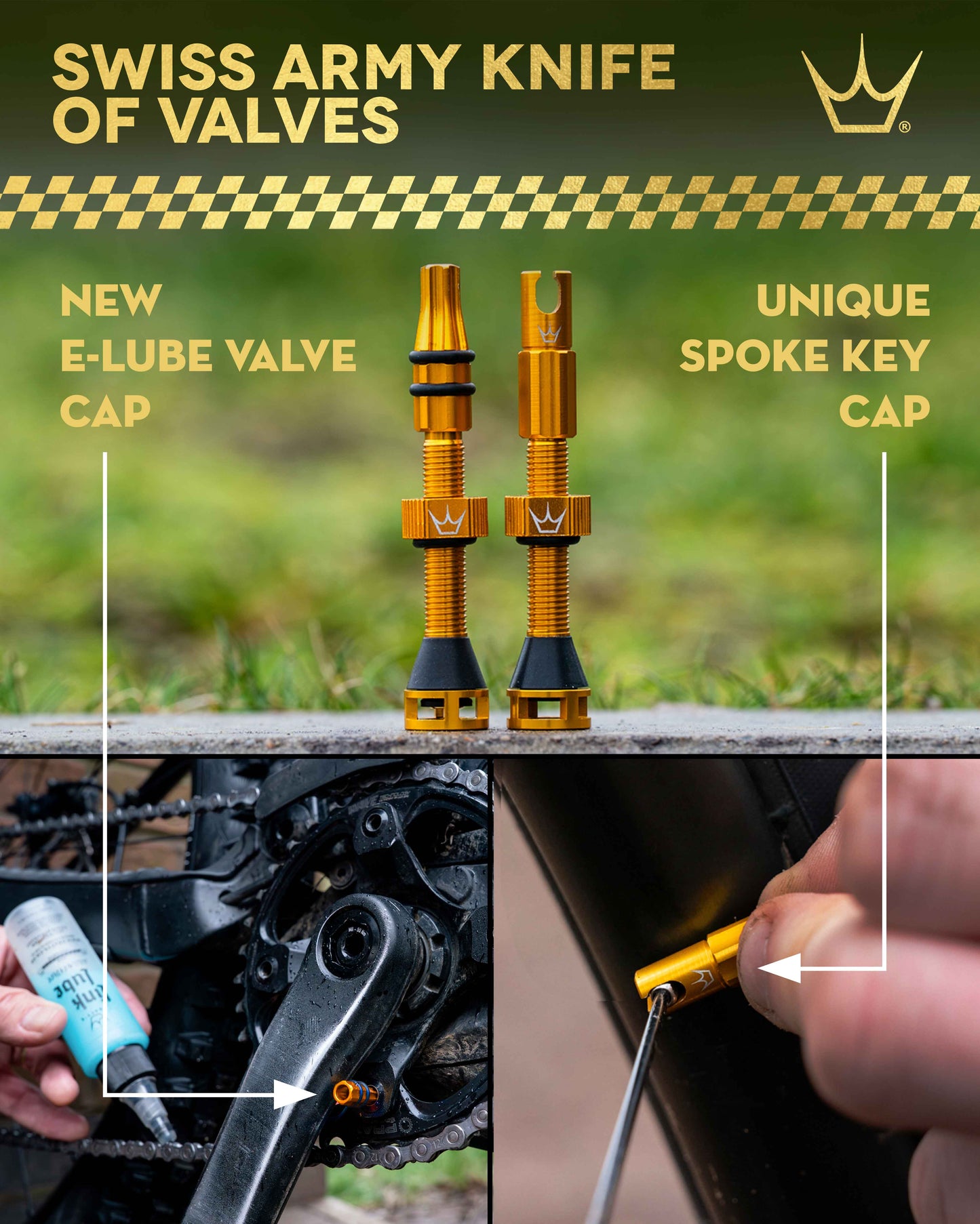 PEATY'S HOLESHOT FAST FLOW Petroleum Valve Caps and Nipples Kit