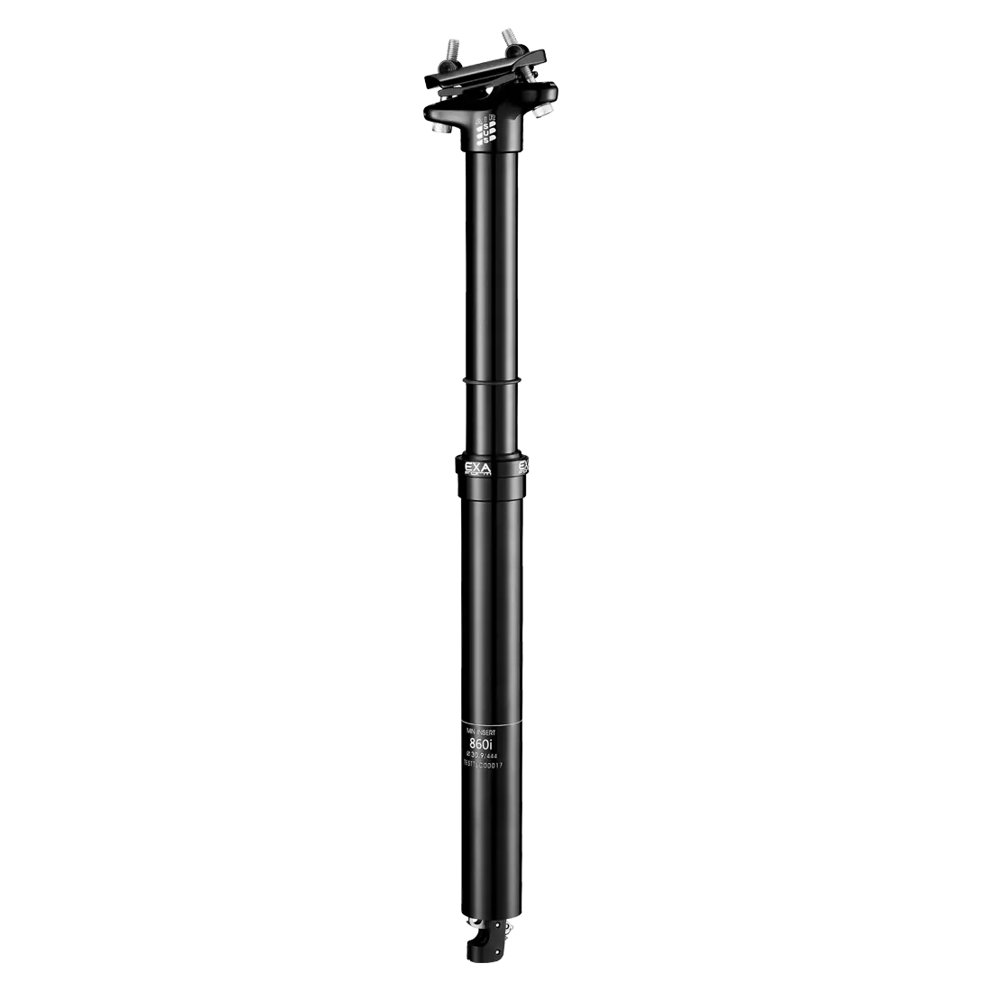 EXAFORM 860-I telescopic saddle post with control (supplied with cap and handlebar control)
