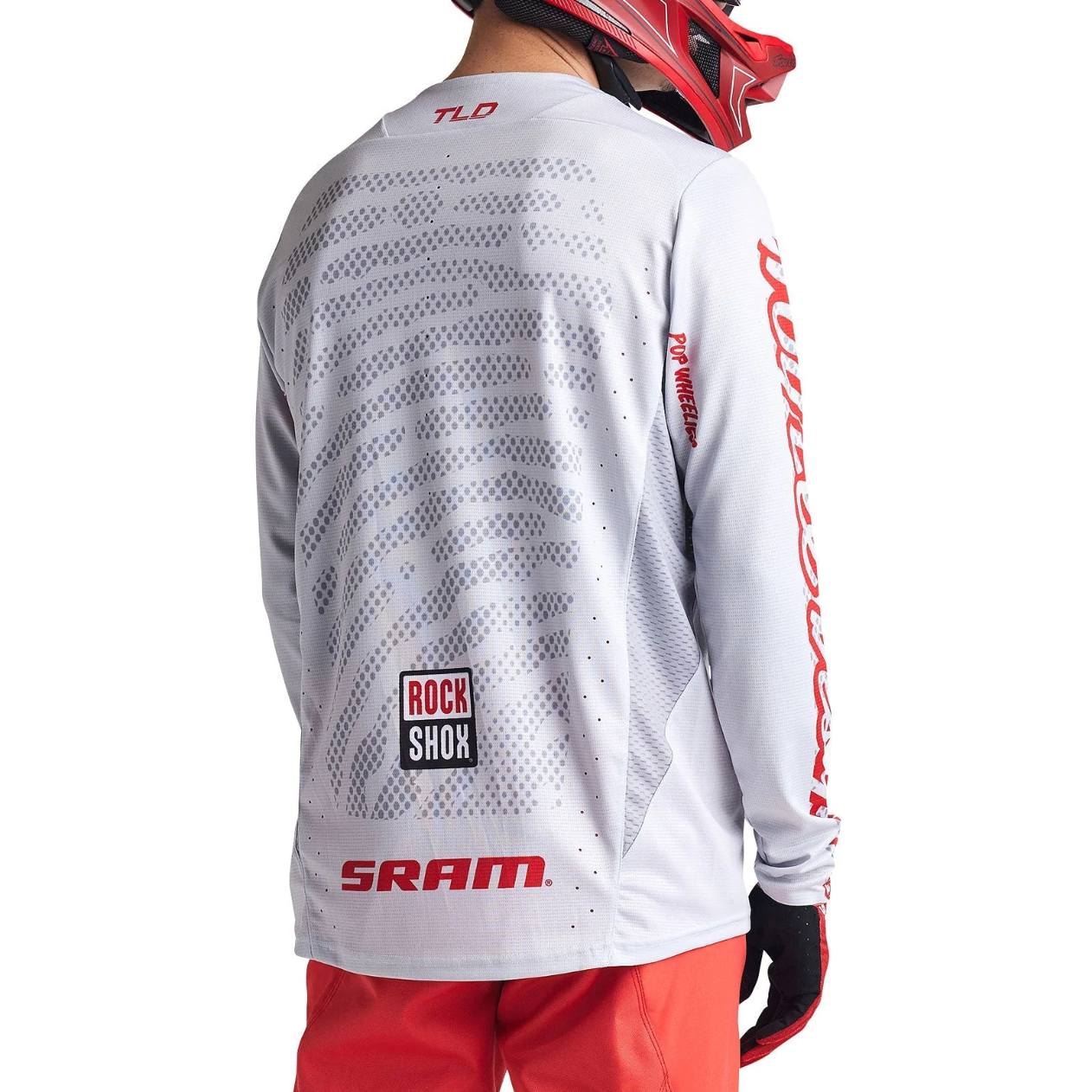 TROY LEE DESIGNS SPRINT SRAM Long Sleeve Jersey White