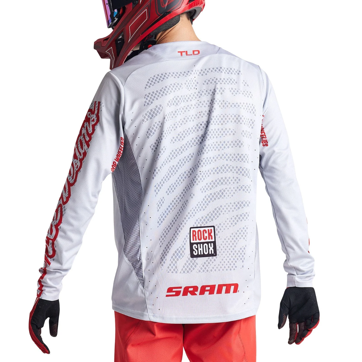 TROY LEE DESIGNS SPRINT SRAM Long Sleeve Jersey White