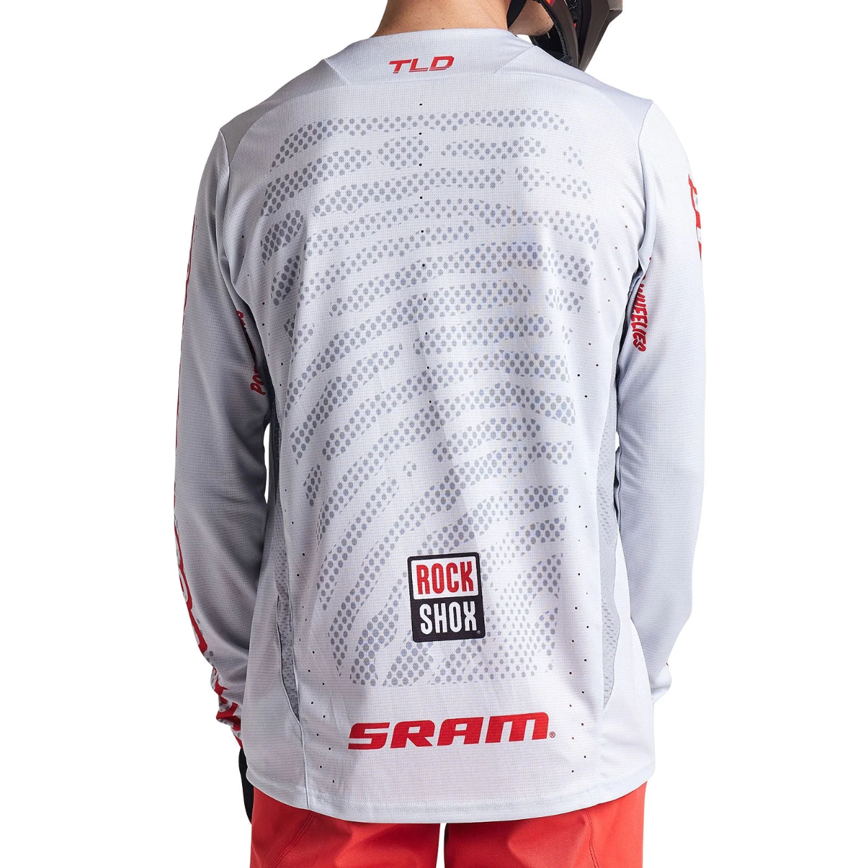 TROY LEE DESIGNS SPRINT SRAM Long Sleeve Jersey White
