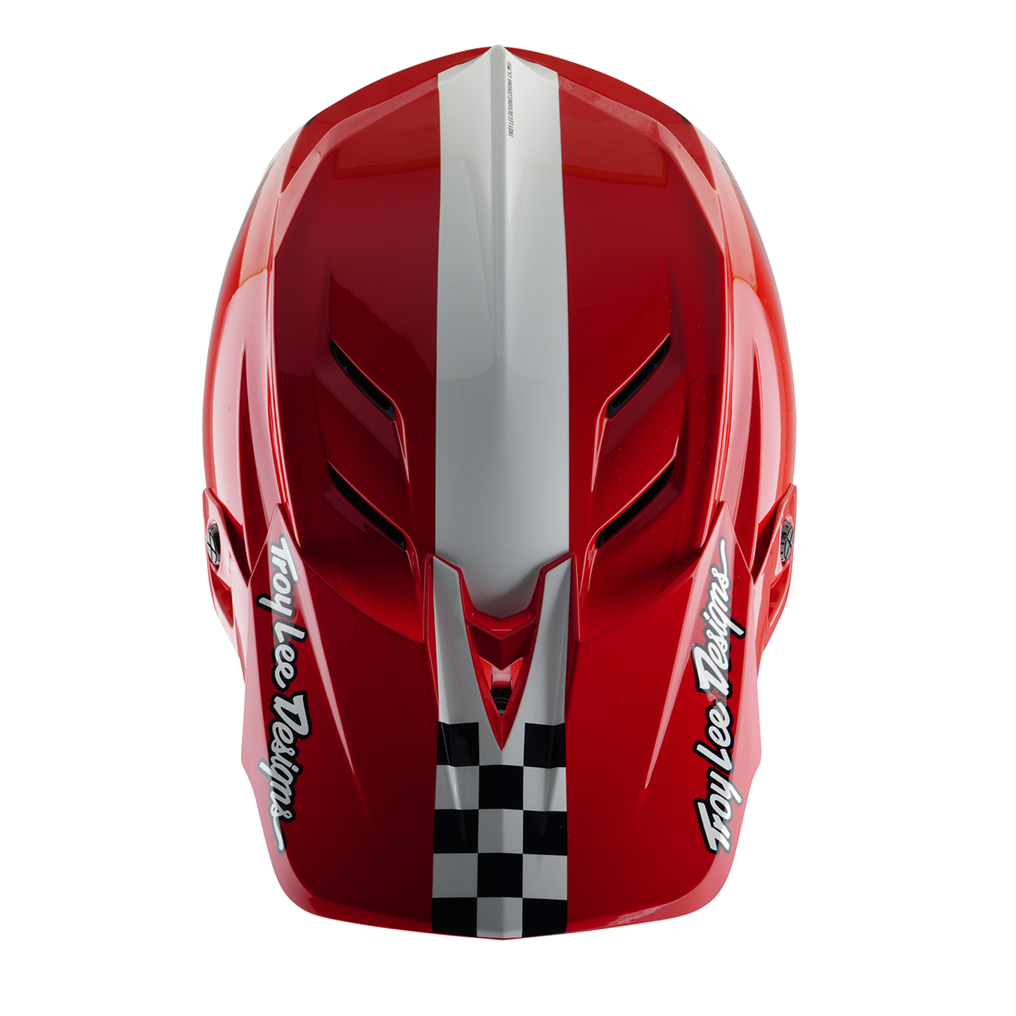 TROY LEE DESIGN D4 POLYACRYLITE FIFTY 50 κράνος MTB Λευκό/κόκκινο