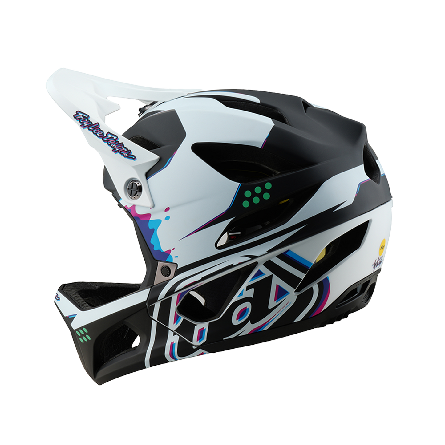 TROY LEE DESIGN STAGE MIPS MTB κράνος μαύρο/λευκό