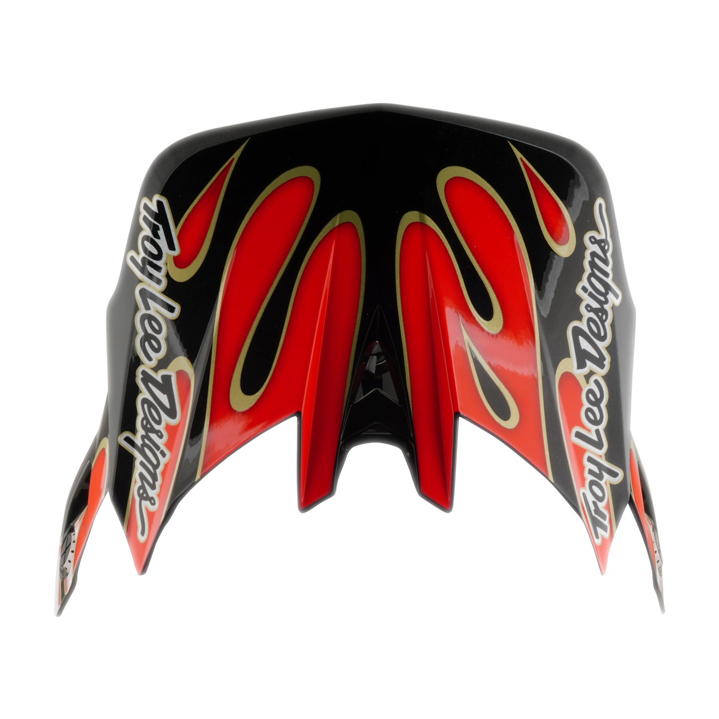 TROY LEE DESIGNS D4 COMPOSITE MIPS OVERSPRAY Κράνος MTB Λευκό/κόκκινο