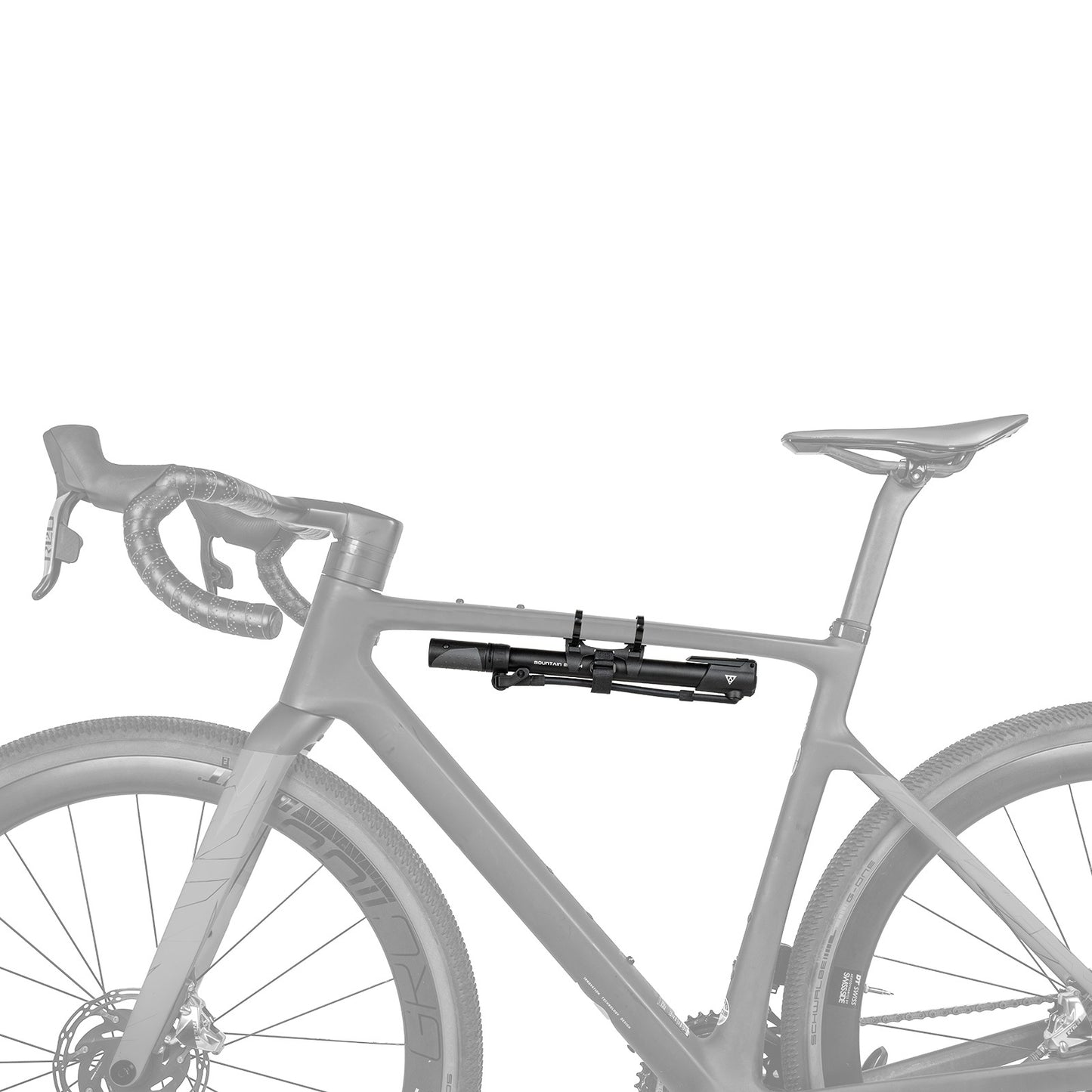 TOPEAK MOUNTAIN MORPH Συμπαγής αντλία ποδιών Μαύρο