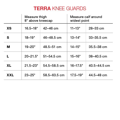 G-FORM TERRA Επιγονατίδες γόνατος Μαύρο