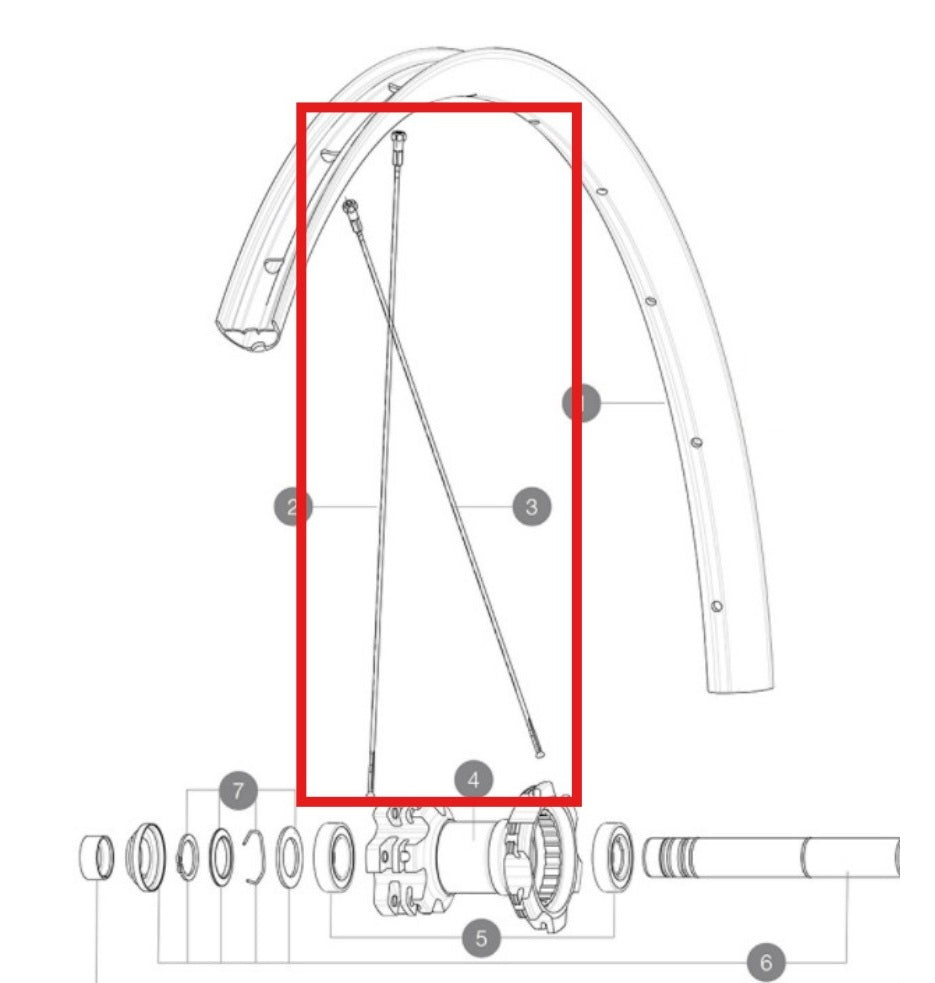 ΣΕΤ 12 ΑΚΤΊΝΩΝ MAVIC CROSSMAX LIGHT 29'' 294MM ΠΊΣΩ