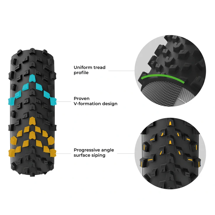 VITTORIA Terreno T60 Mixed 700x45c Gravel Endurance G2.0 Tubeless Ready Soft Black Q2 2025 tire