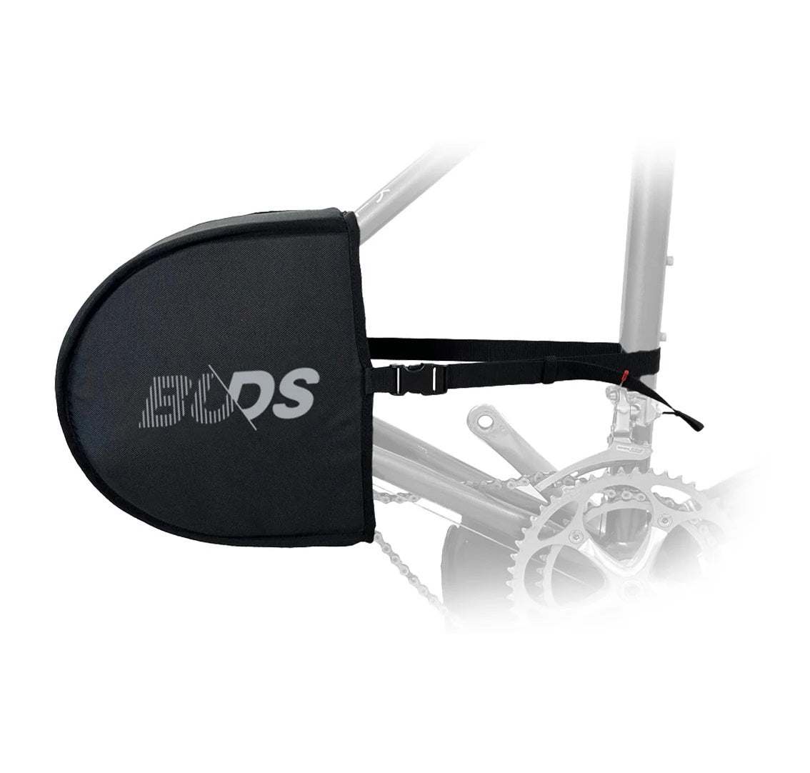 BUDS REAR BIKE PROTECT Προστατευτικό κάλυμμα για ποδήλατο δρόμου/ορεινού ποδηλάτου Derailleur Μαύρο