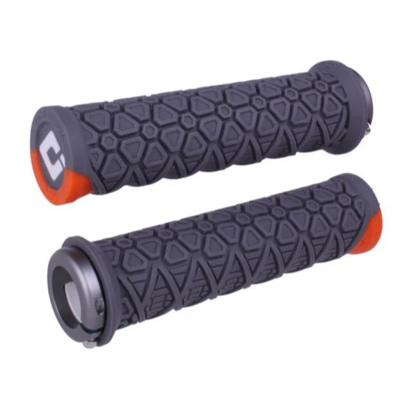 ODI VANQUISH Lock-On Grips 135 mm γκρι/πορτοκαλί