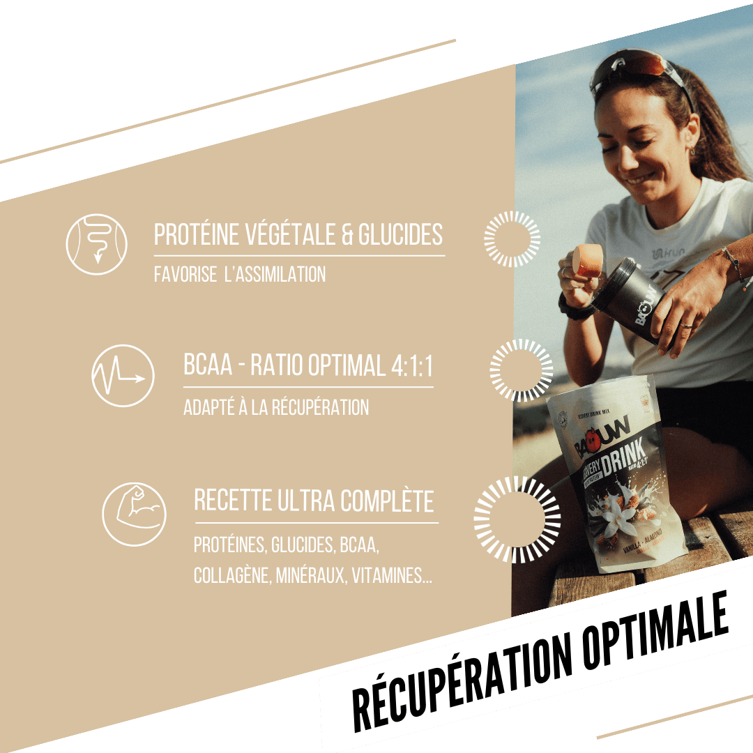 BAOUW RECOVERY Drink (500g) Βανίλια Αμύγδαλο