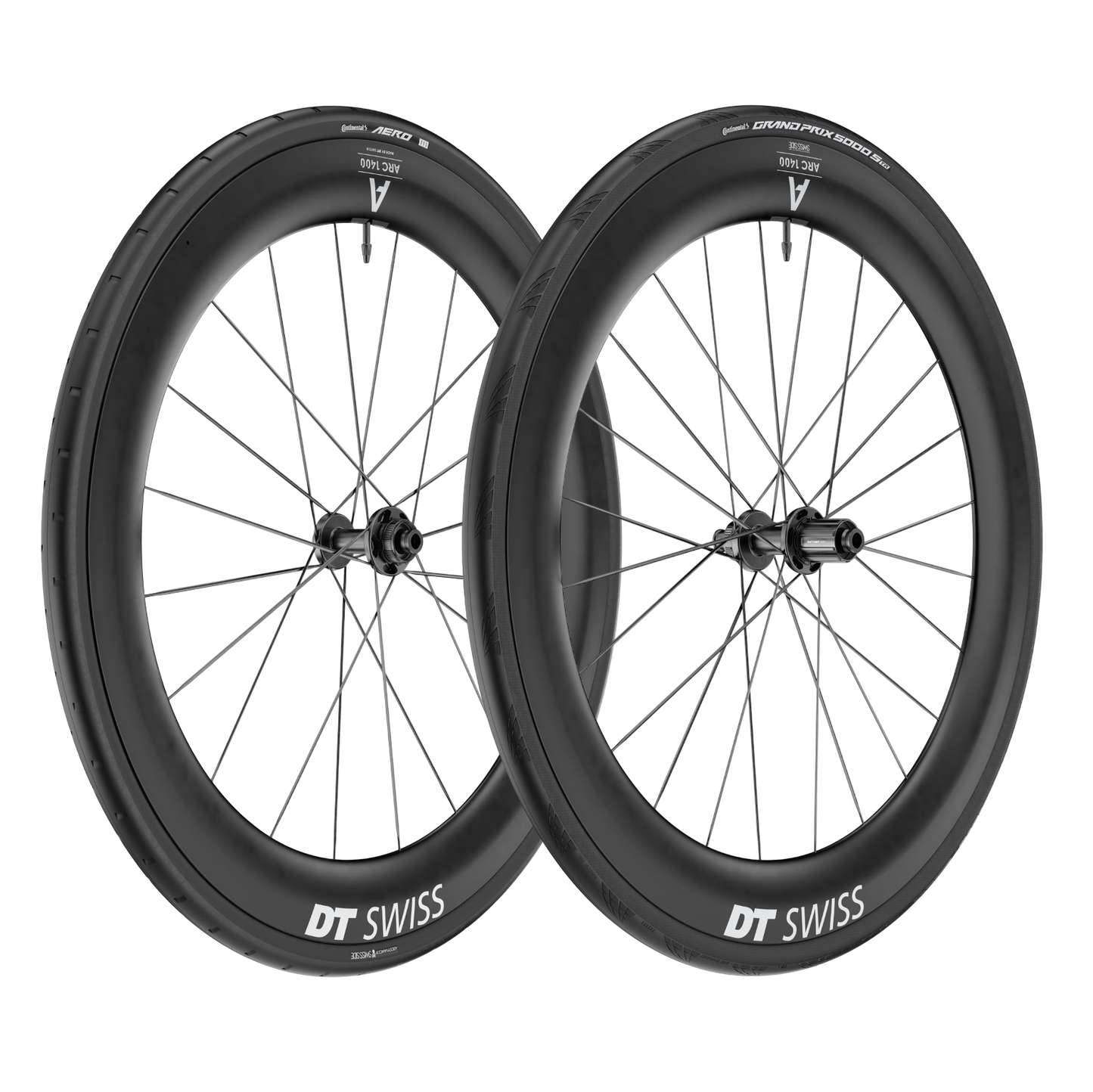 Ζεύγος τροχών DT SWISS ARC 1100 DICUT WTS 65 Tubeless Ready (Center Lock)