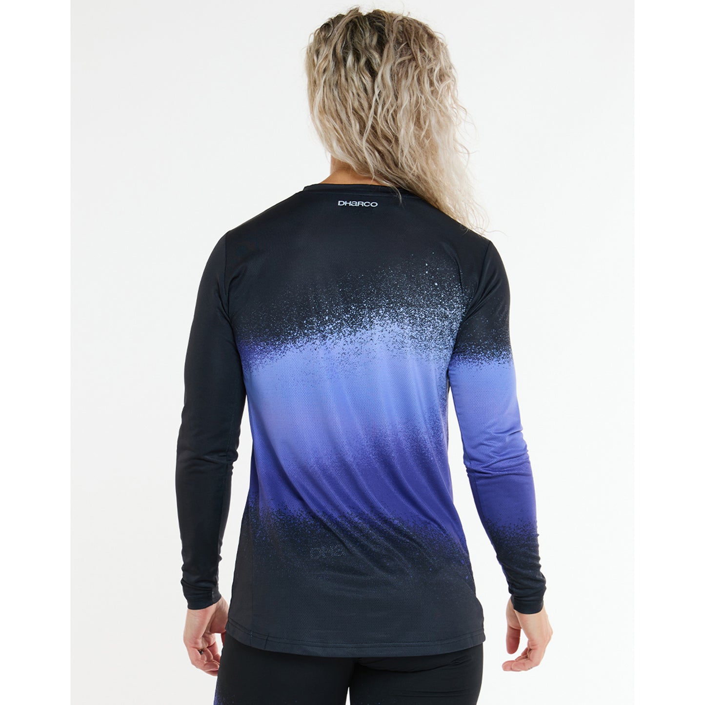 Γυναικείο DHARCO RACE ULTRA VIOLET Long Sleeve Jersey Μαύρο/Μωβ