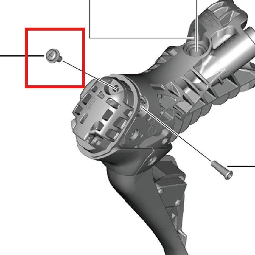 Βίδα καλύμματος μπαταρίας SHIMANO για μοχλό ST-R9270/R8170/R7170