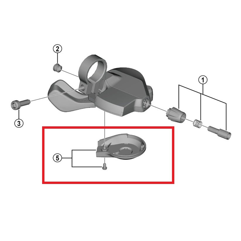 Κάλυμμα αριστερού μοχλού SHIMANO U4000