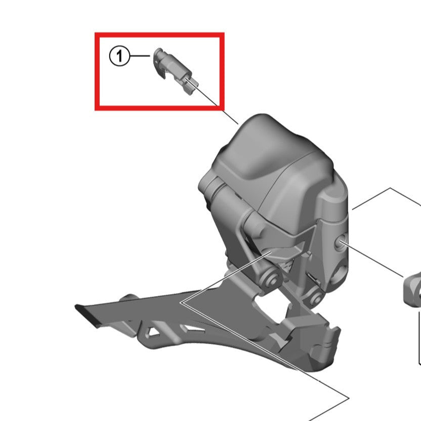 SHIMANO FD-R9250/R8150 Κάλυμμα θύρας μπροστινού επιλογέα