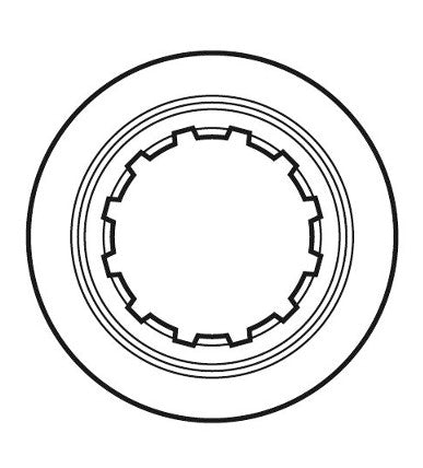 Κεντρικό παξιμάδι κλειδώματος SHIMANO Εσωτερικό SM-RT81
