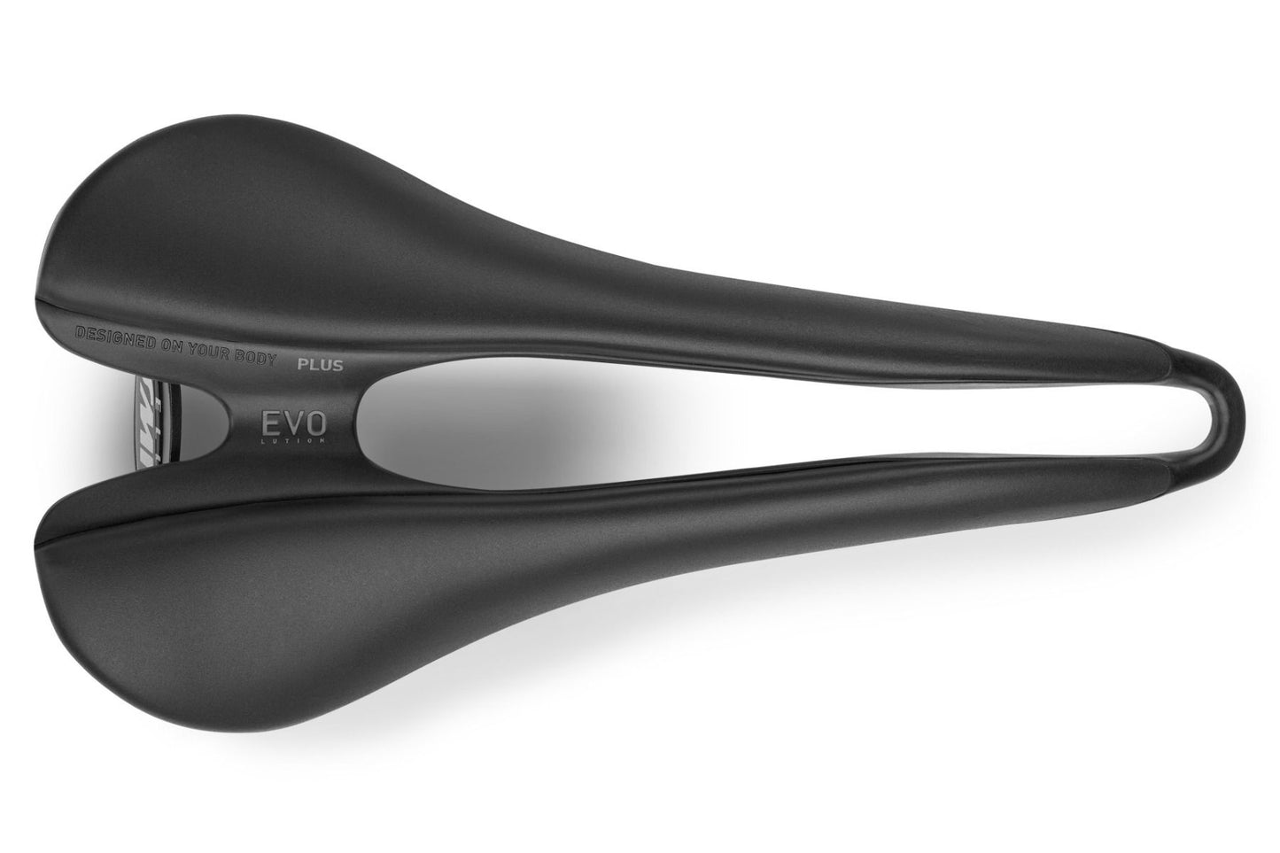 SMP EVO PLUS σέλα πλάτους 140mm Μαύρες ράγες από ανοξείδωτο χάλυβα