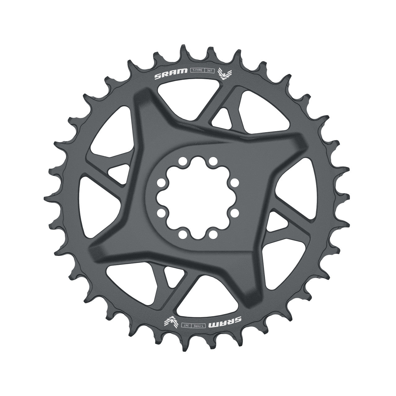 SRAM GX T-Type EAGLE Boost 12V Offset 3mm Mono Chainring Γκρι
