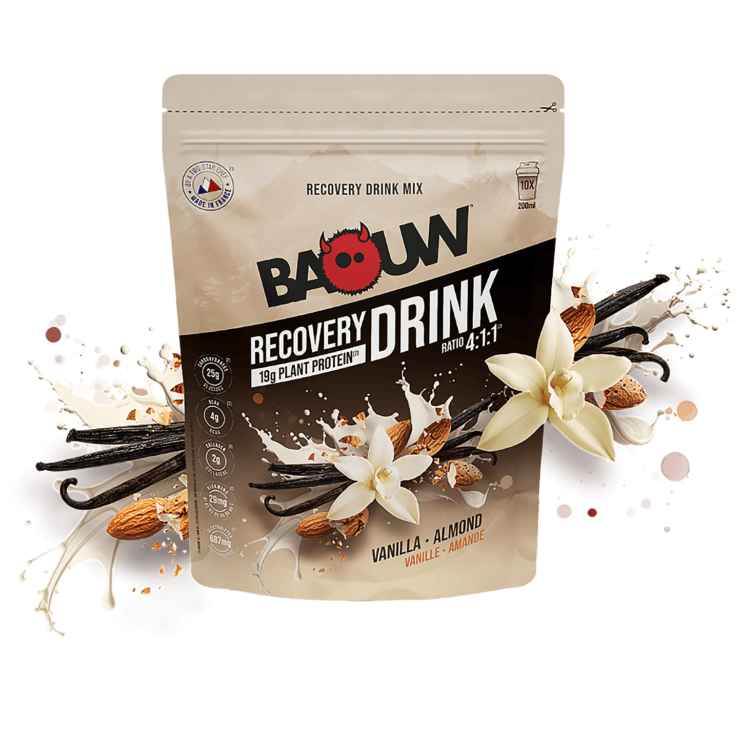 BAOUW RECOVERY Drink (500g) Βανίλια Αμύγδαλο