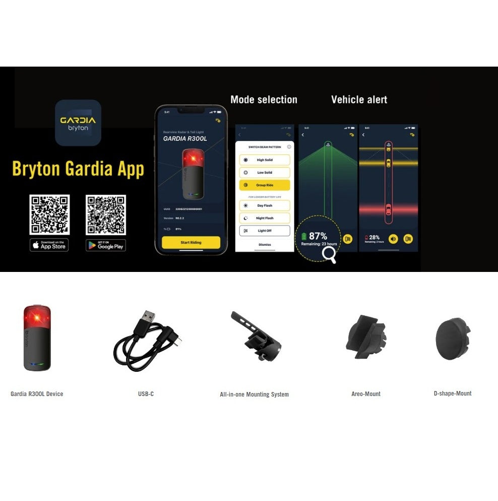 Πίσω φωτισμός BRYTON RADAR GARDIA R300L