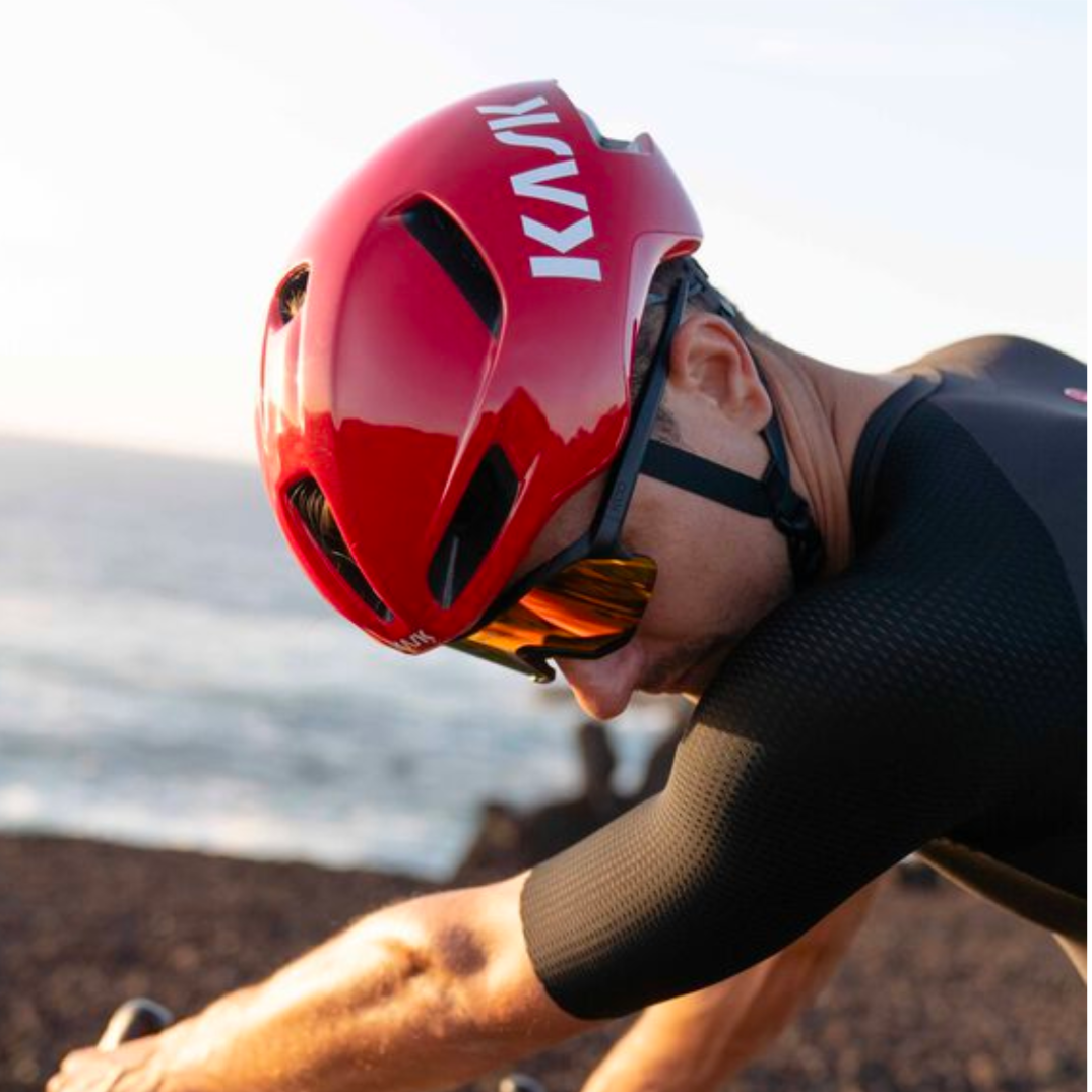 KASK UTOPIA Y Κράνος δρόμου κόκκινο