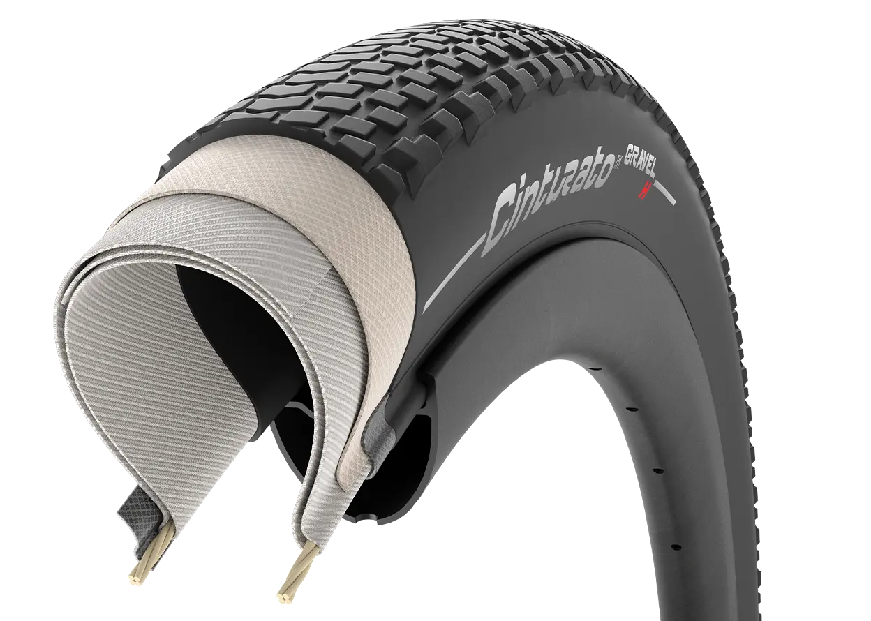 Ελαστικό PIRELLI CINTURATO GRAVEL H 700x50c Tubeless Ready Classci Μπεζ
