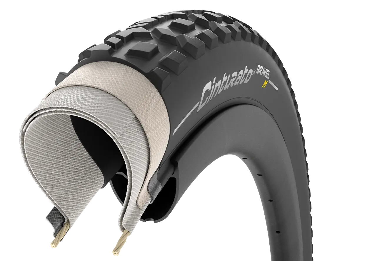 Ελαστικό PIRELLI CINTURATO GRAVEL M 700x50c Tubeless Ready Κλασικό μπεζ