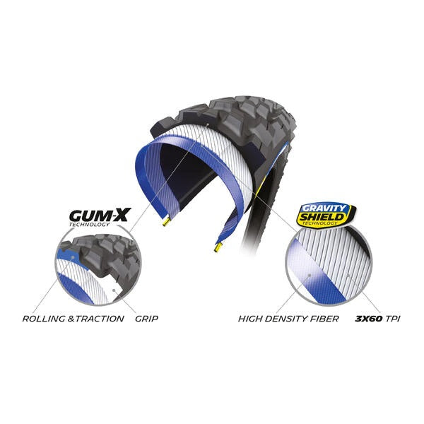 MICHELIN FORCE AM2 Competition Line 29x2.40 Ελαστικό χωρίς σωλήνες, έτοιμο για μαλακό ελαστικό