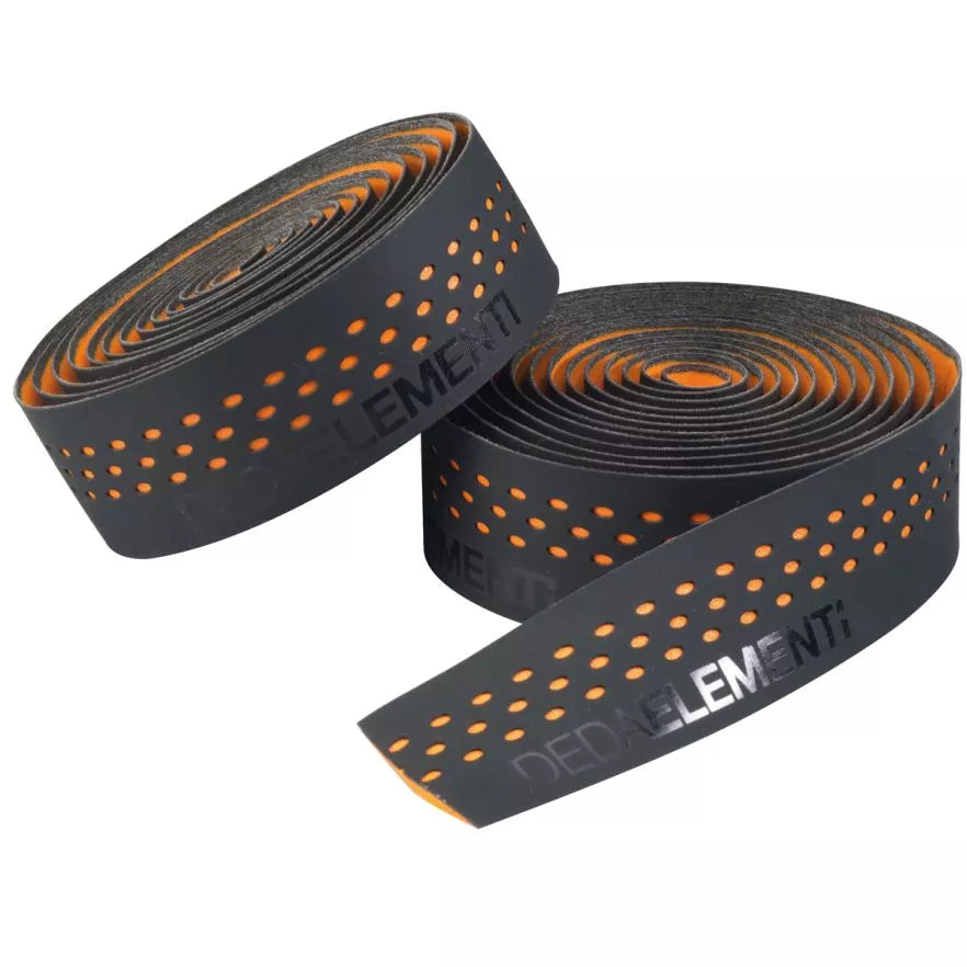 DEDA PRESA Handlebar Tape, Black/Orange