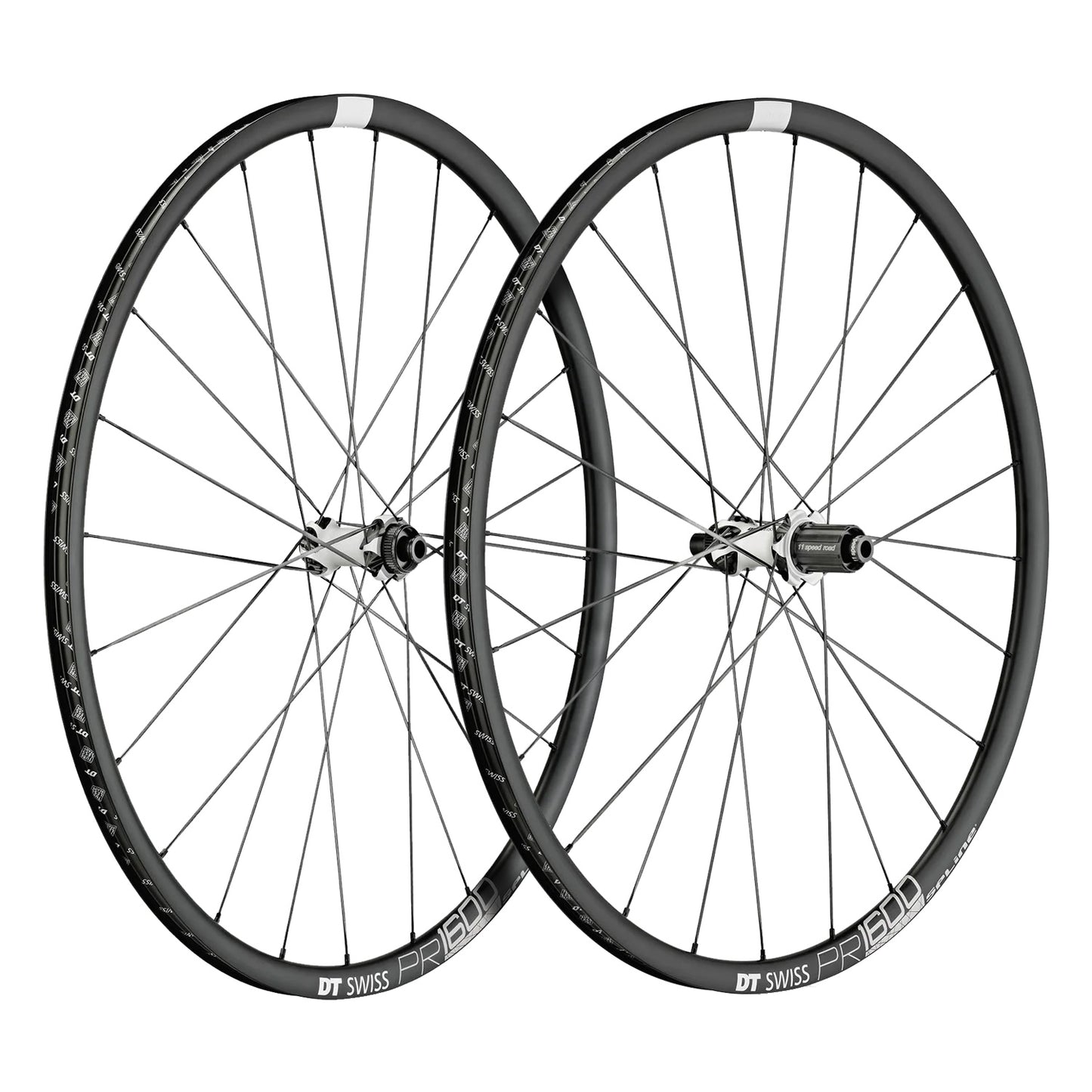 Ζεύγος τροχών DT SWISS PR 1600 SPLINE 23 DISC Tubeless Ready (Center Lock)
