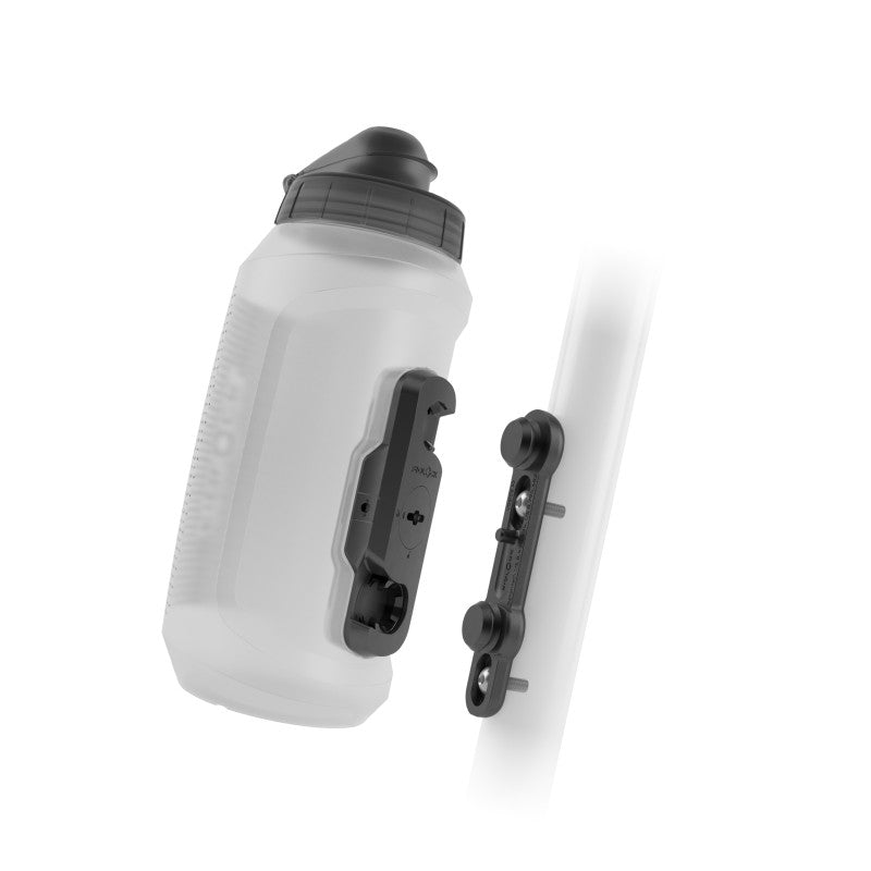 Σετ μπουκαλιών και κλωβού μπουκαλιών FIDLOCK TWIST COMPACT BIKE BASE 750 ml Διαφανές